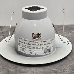 Lithonia Lighting 6 Inch Recessed White Open Trim 161RK7 for L7X LC6 Series